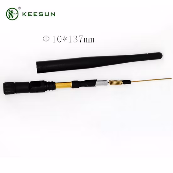 Antenne télescopique personnalisée avec extrémité filetée mâle